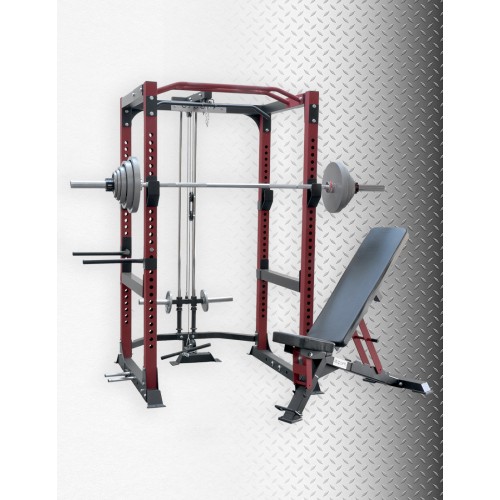 THE FREE SHIPPING code is eSPORT (SPECIAL PROMO PACKAGE, FULL RACK + LAT ROW MODULE 84” + IRON BULL 90 BENCH + OLYMPICK SET WITH BAR 210lb