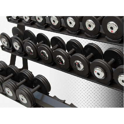 FREE SHIPPING eSPORT IRON WITH NEW LOOK (Dumbbells + 15 Pairs DB Rack)