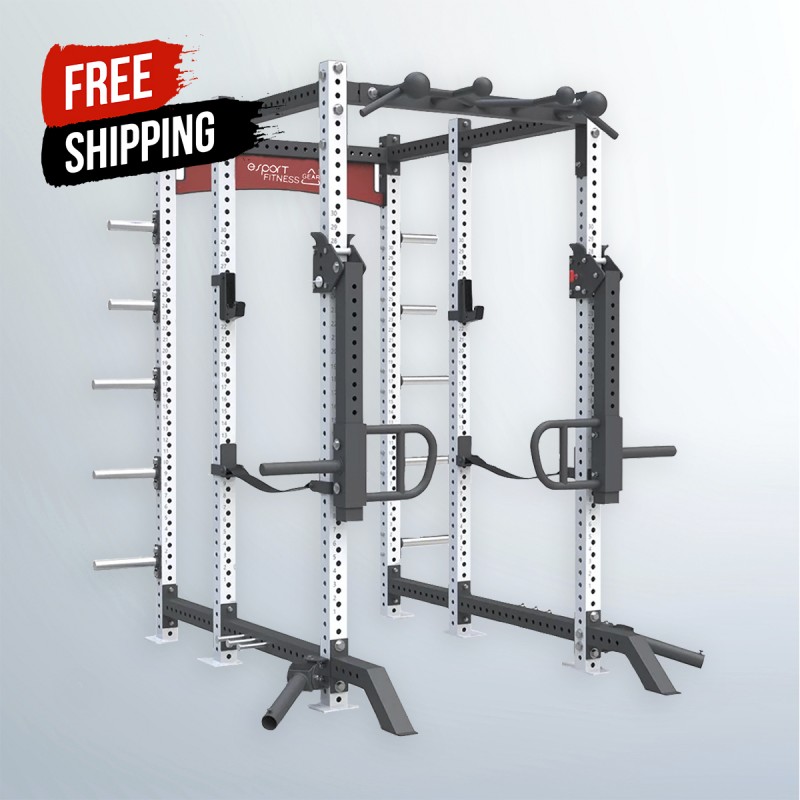 THE FREE SHIPPING code is eSPORT NEW eSPORT PREMIUM COMERCIAL JUNGLE RACK SYSTEM LEVERAGE ARMS AND COTON SAFTY BARS CF198