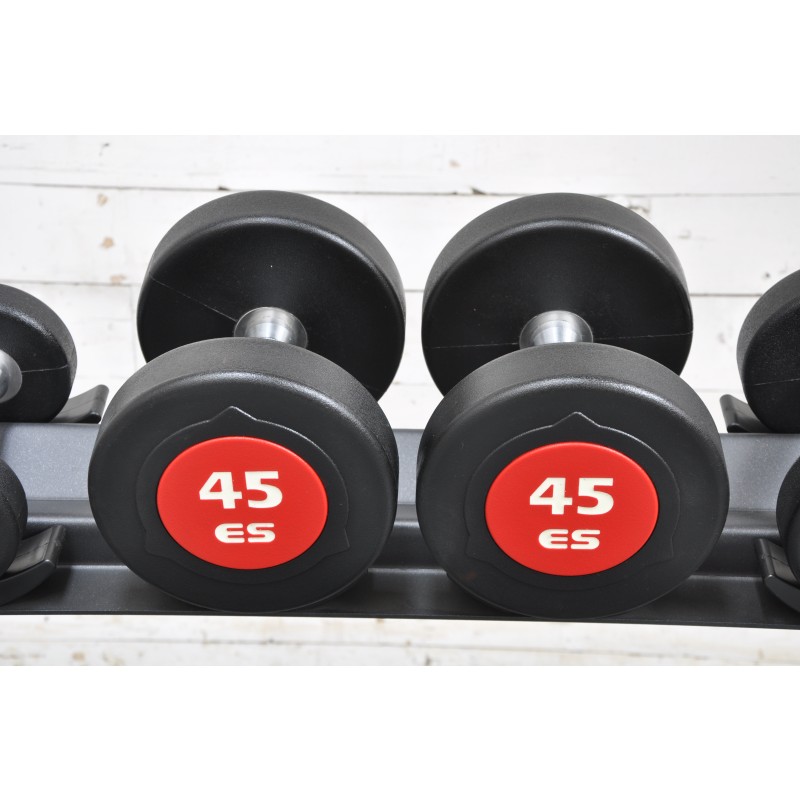 THE FREE SHIPPING code is eSPORT (NEW LOWER PRICE $3.50 / lb 45LB eS eSPORT Urethane Dumbbell – Pair 