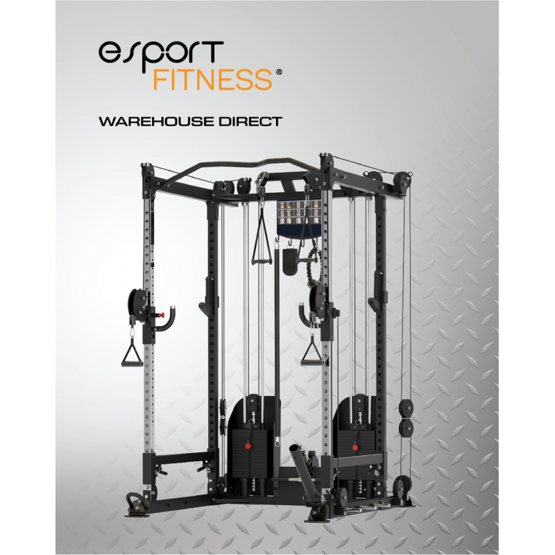 NEW LOW PRICE + FREE SHIPPING THE FREE SHIPPING code is eSPORT (NEW eSPORT C3 MULTIFUNCTION BODYBUILDING SYSTEM 