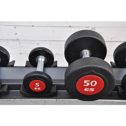 THE FREE SHIPPING code is eSPORT (SET PRICE NEW LOWER PRICE $3.50 / lb eSPORT UROTHEN  COMMERCIAL DUMBBELL SET OF 10 PAIRS 5lb-50lb NO RACK
